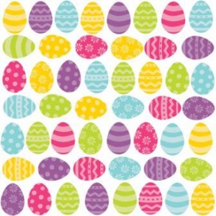 Easter Egg Decorative Cutouts x50